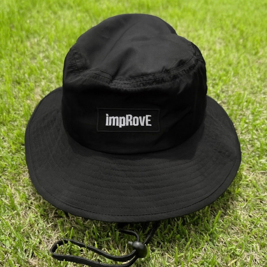 新品未使用　impRovE PONY バケットハット　ブラック impRovE PONY バケットハット